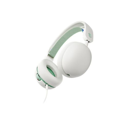 Skullcandy Grom - Écouteurs avec micro - sur-oreille - filaire - jack 3,5mm - Bone Seafoam