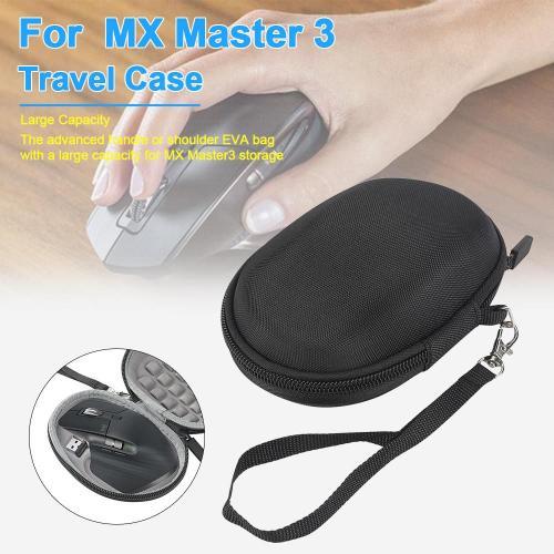 Étui De Voyage Rigide Pour Mx Master 3, Mallette De Rangement Portable Avec Bandoulière Confortable, Étanche, Boîte De Souris Sans Fil Avancée