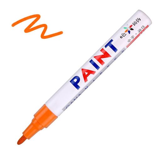 Marqueur Mural De Réparation De Couleur Blanc, Inodore Et Non Toxique, Pour Carreaux Et Pneus, Stylo De Marquage Adapté À La Peinture De Voiture