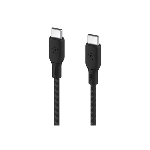 Belkin BOOST CHARGE - Câble USB - 24 pin USB-C (M) pour 24 pin USB-C (M) - 3 m - noir