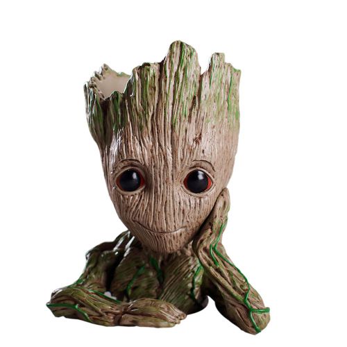 Pot De Fleurs Groot Pour Bébé, Support De Stylo Pour Enfants, Motifs De Personnages, Arbre, Homme, Jouet, Décoration De Jardin
