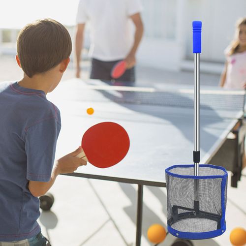 Sac En Filet Télescopique De Grande Capacité, Outil D'entraînement De Gymnastique, Tennis De Table, Collecteur De Balles De Ping-Pong À Hauteur Réglable