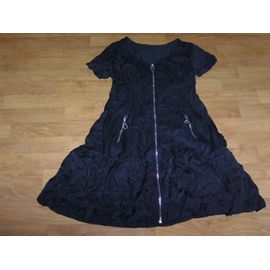 Robe Cop Copine Noire Effet Froissé Taille S Tbe