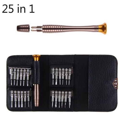 Jeu De Tournevis De Précision Multifonctions Torx, 25 En 1, Outil De Réparation D'Ouverture, Pour Téléphones, Tablettes, Ordinateurs