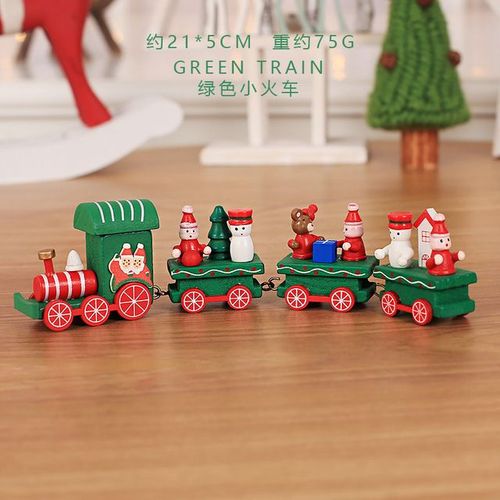 Train De Décorations De Noël En Bois, Ornements De Noël, Jouets Pour Enfants, Accessoires De Fête À La Maison, Cadeau Du Nouvel An, 2022
