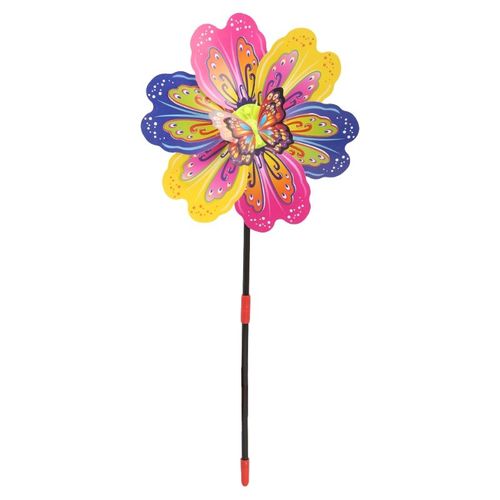 Moulin À Vent 13d Fleur Papillon, Moulin À Vent, Décoration De Jardin Pour La Maison, Jouet Pour Enfants