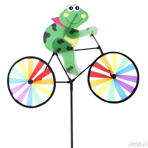 Moulin À Vent En Forme De Tigre Lapin Abeille Sur Vélo | Diy, Jouets De Plein Air Pour La Pelouse De Jardin, Fileuse À Vent, Gadgets Décoratifs Pour Enfants