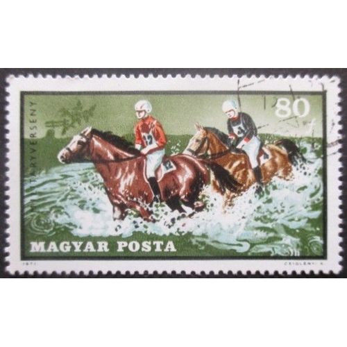 Hongrie N°2194 Hippisme Oblitéré