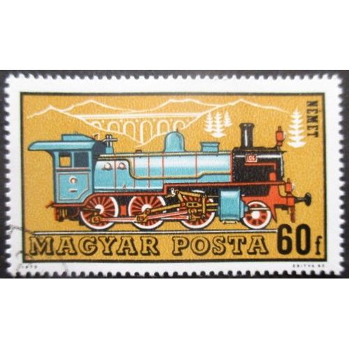 Hongrie N°2210 Locomotive Oblitéré
