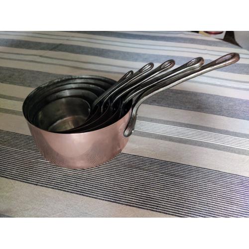 Jeu De 5 Casseroles Cuivre