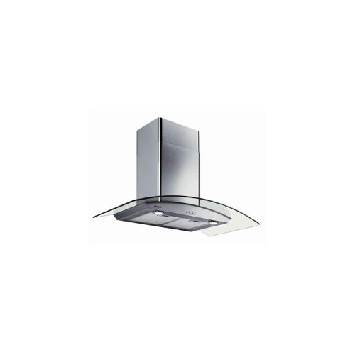 BRANDT Hotte Décorative Murale Aspirante Inox Largeur 90cm Débit d'air 807m3/h