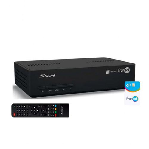 STRONG SRT7407 Récepteur TV Satellite HD + Carte Fransat PC7 Eutelsat 5W