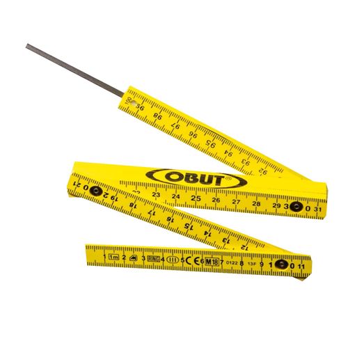 Mètre Obut Metre A Tirette Jaune Jaune