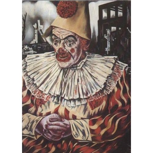 Carte Postale Theme Musees ... Clown - Charley Toorop 1891-1955 Clown - 1940-1941