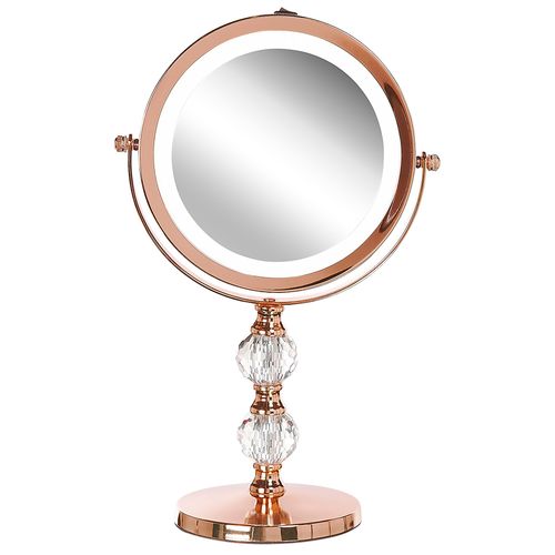 Miroir de table Rose doré CLAIRA