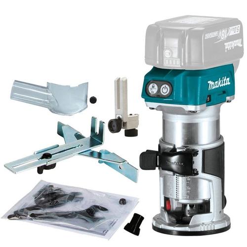 Affleureuse sans fil 18V Li-Ion BL (Machine seule) avec accessoires - MAKITA DRT50ZX4