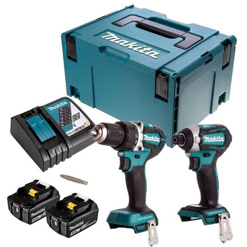 Pack 2 outils 18V Li-Ion LXT (2x5,0 Ah) (DDF484 + DTD154) - MAKITA DLXCBO001