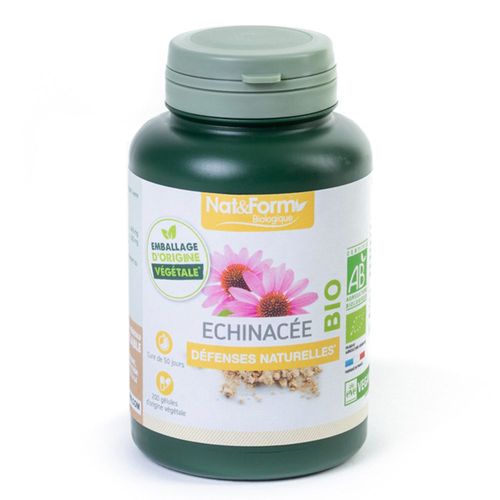 Echinacée 200 Gélules Nat Et Form Bio 