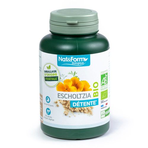 Escholtzia Détente 200 Gélules Nat Et Form Bio Dluo Fin 03/2023 