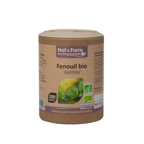 Fenouil 200 Gélules Boite Eco Nat Et Form Bio 