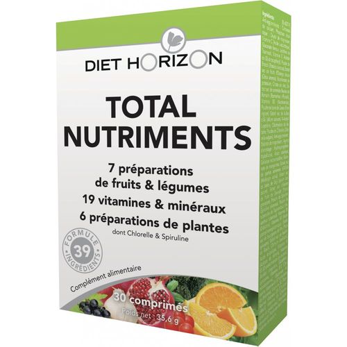 Total Nutriments 30 Comprimés Diet Horizon 