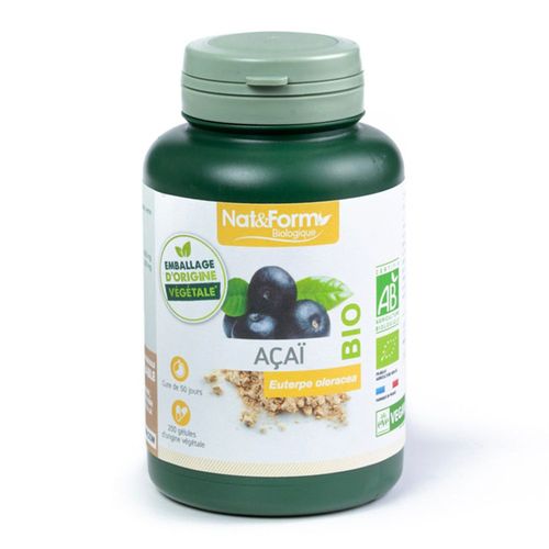 Açai 200 Gélules Nat Et Form Bio 
