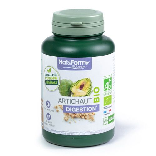 Artichaut 200 Gélules Nat Et Form Bio 