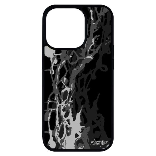 Coque Silicone Iphone 14 Pro Max Peinture Moderne Metal Gris Abstrait 128 Go Telephone Motif Pas Cher Etui Original Design De