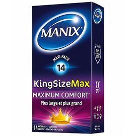 Manix King Size Max - Boite 24 Préservatifs