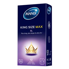 Manix King Size Max - Boite 12 Préservatifs