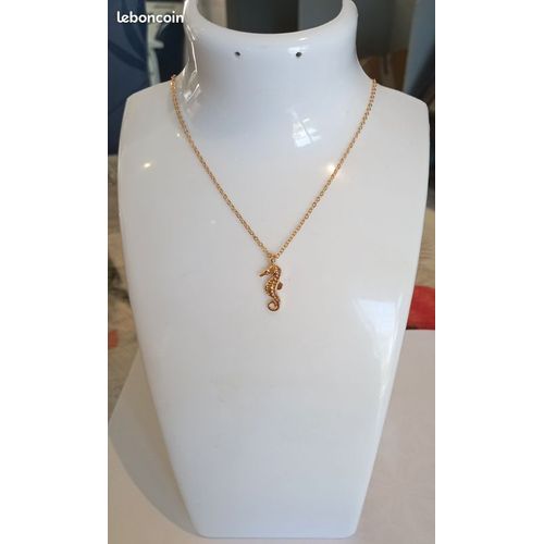 Collier Hippocampe Doré