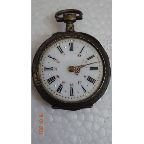 Montre À Gousset Ancienne En Argent.