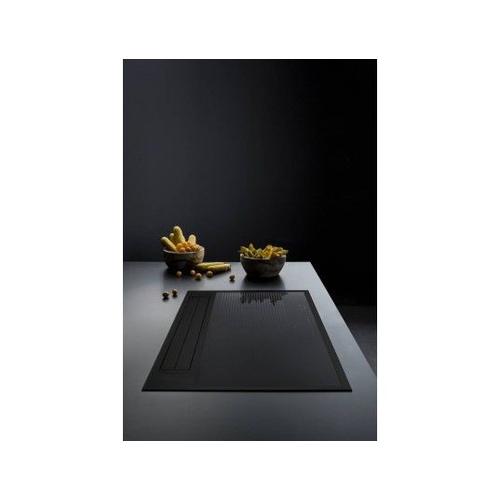 Plaque induction aspirante SINTESI3420 inox noir double bridge