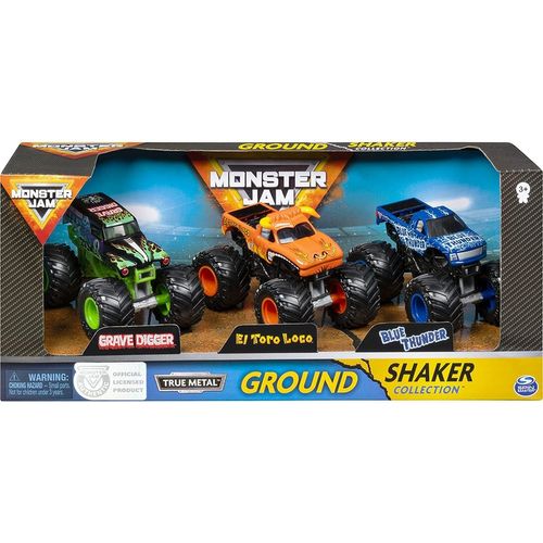 Voitures Monster Jam - Lot De 3 Grave Digger - Blue Thunder