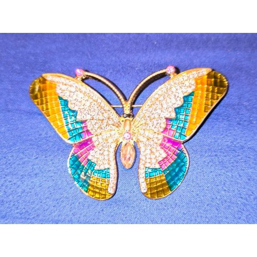 Grande Broche En Forme De Papillon