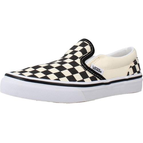 Vans Classic Slip-On Checkerboard Colour Blanc - 27 1/2