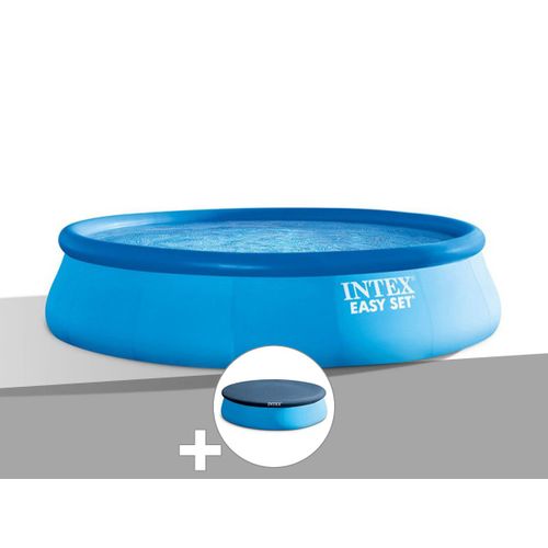 Kit piscine autoport?e Intex Easy Set 4,57 x 1,22 m + B?che de protection