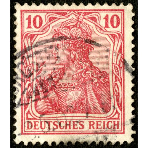 Timbre Oblitéré Deutsches Reich, 10