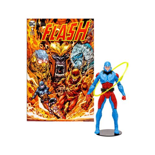 Dc Direct - Figurine Et Comic Book Page Punchers The Atom Ryan Choi (The Flash Comic) 18 Cm