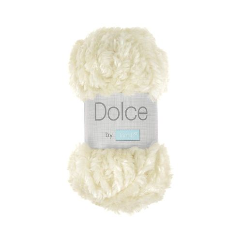 Pelote Chenille À Tricoter Dolce De Trimits - 100g : Douceur Et Qualité Pour Vos Projets Créatifs 1525 Ecru