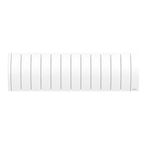 Radiateur électrique connecté IPALA bas 1400W blanc - inertie fluide