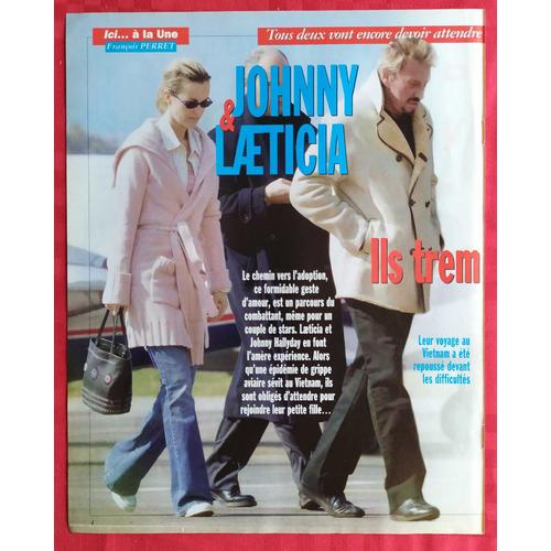 Ici Paris N°3091 - Johnny Et Lætitia Hallyday - Coupure De Presse, Clipping De 2004