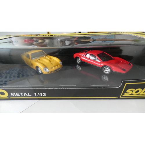 Coffret Duo Ferrari Bb & 250 Gto Le Mans 1963 Solido 1/43eme-Solido