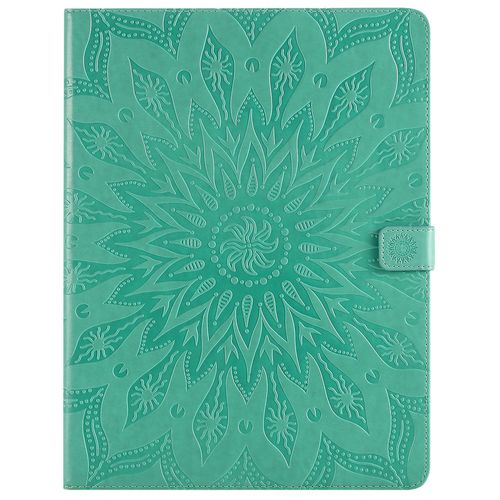 Coque Pour Motif Tablet Ipad Pro 12.9 2018-2020-2021,Étui Pour Ipad Pro 12.9 2018-2020-2021 Cuir Poche,Cas Flip Coque Protection Housse,Vert