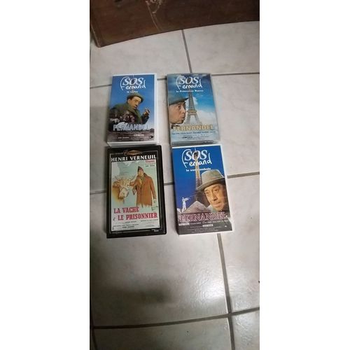 Cassettes VHS Fernandel