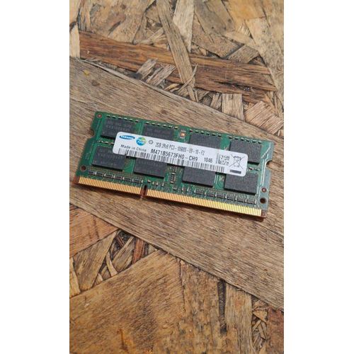 Barrette Mémoire 2Go RAM DDR3 Samsung M471B5673FH0-CH9 SO-DIMM PC3-10600 1333MHz 2Rx8 