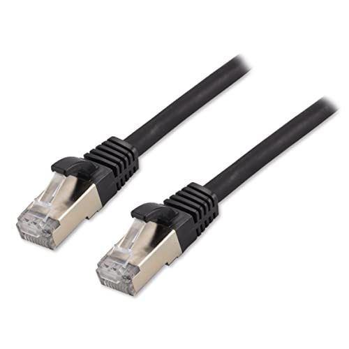 MCL - Câble réseau - RJ-45 (M) pour RJ-45 (M) - 3 m - 6 mm - SFTP - CAT 8.1 - sans halogène, sans crochet - noir