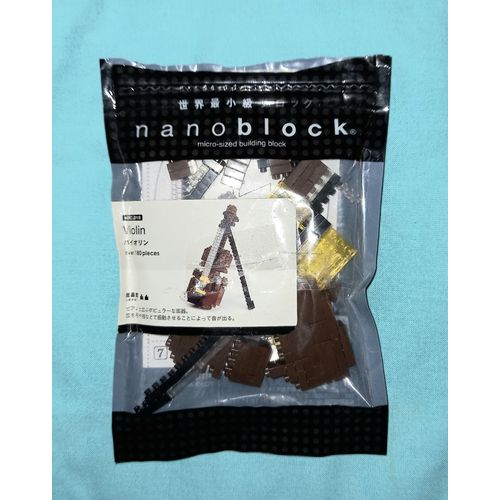 Nanoblock violon mini lego 180 pièces blocs de construction jouet enfant