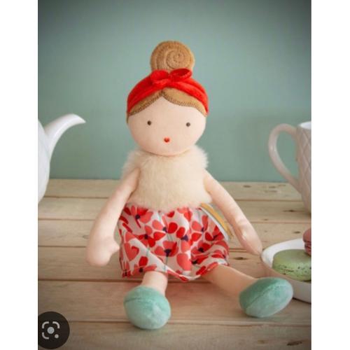 Doudou Poupée Mademoiselle Coquelicot Doudou Et Compagnie 30cm Soft Doll Baby 