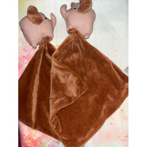 Doudou Éléphant Zeeman Lot Deux Peluches Jouets Bébé 